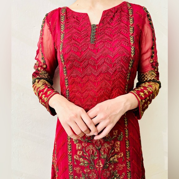 Pakistani Indian shalwar qameez dupatta eid - Picture 5 of 16